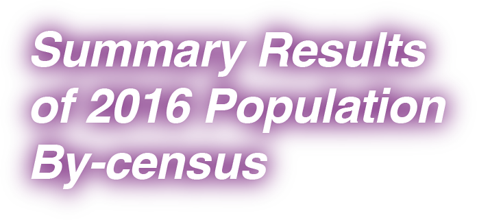 Summary Results of 2016 Population By-census section slogan
